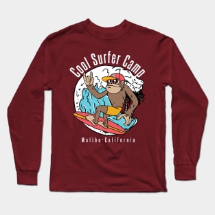 Cool surfer camp Malibu Long Sleeve T-Shirt